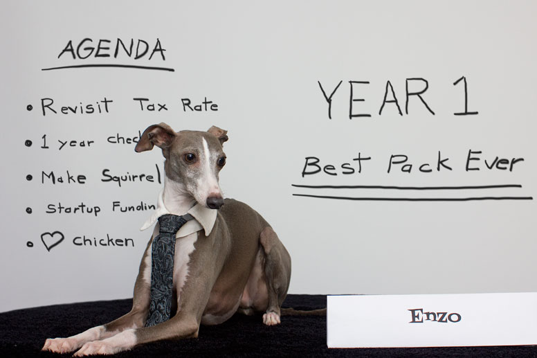 Enzo at whiteboard