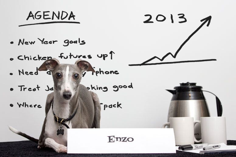 Enzo at the whiteboard